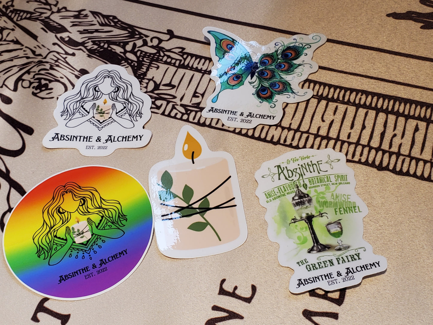 Absinthe & Alchemy sticker pack