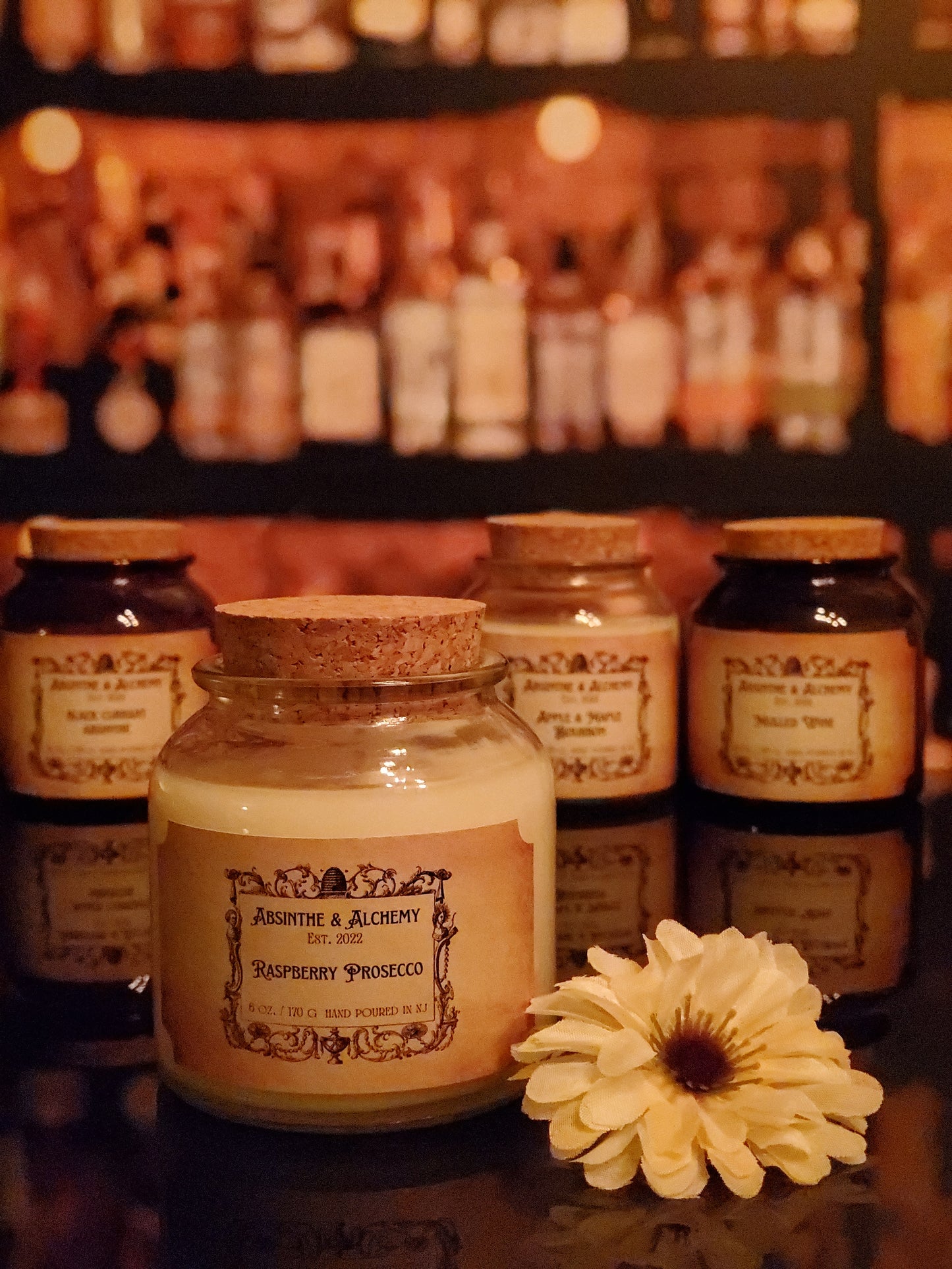 Raspberry Prosecco 6oz jar