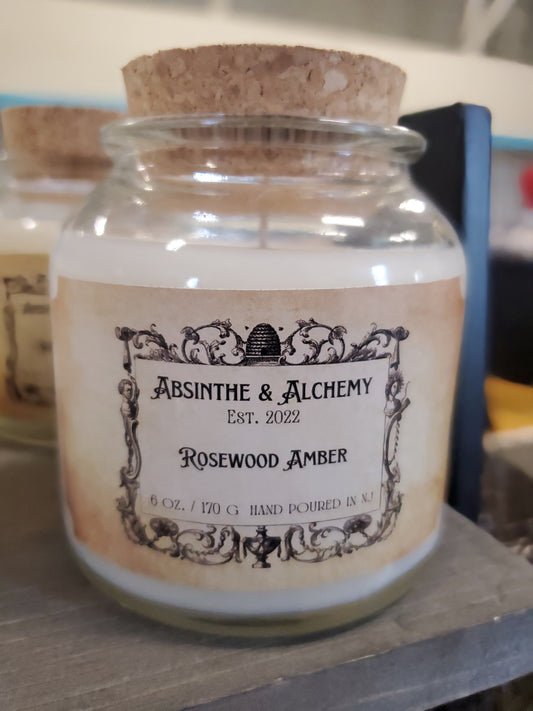 Rosewood Amber 6oz jar